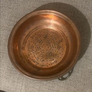 Vintage Copper Bowl